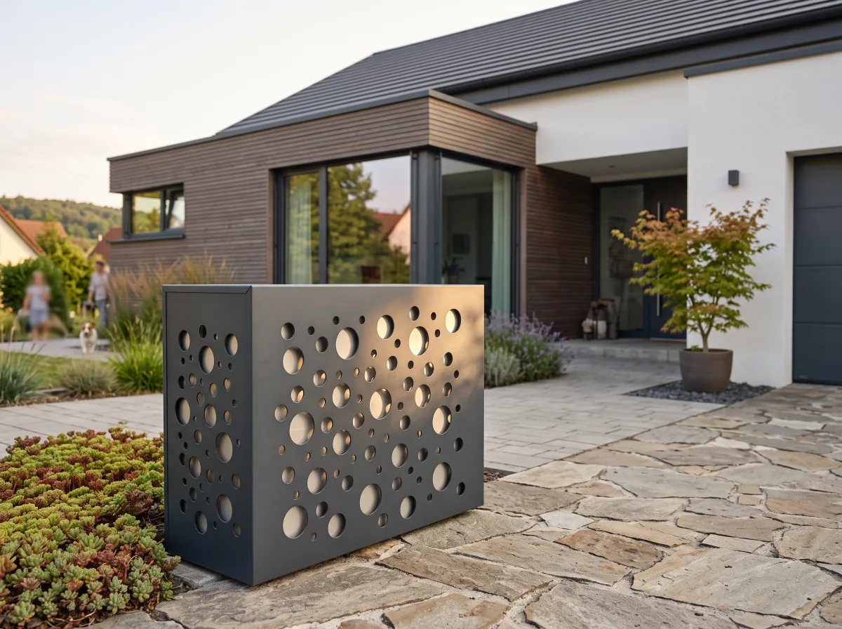 Design-Haube im Garten